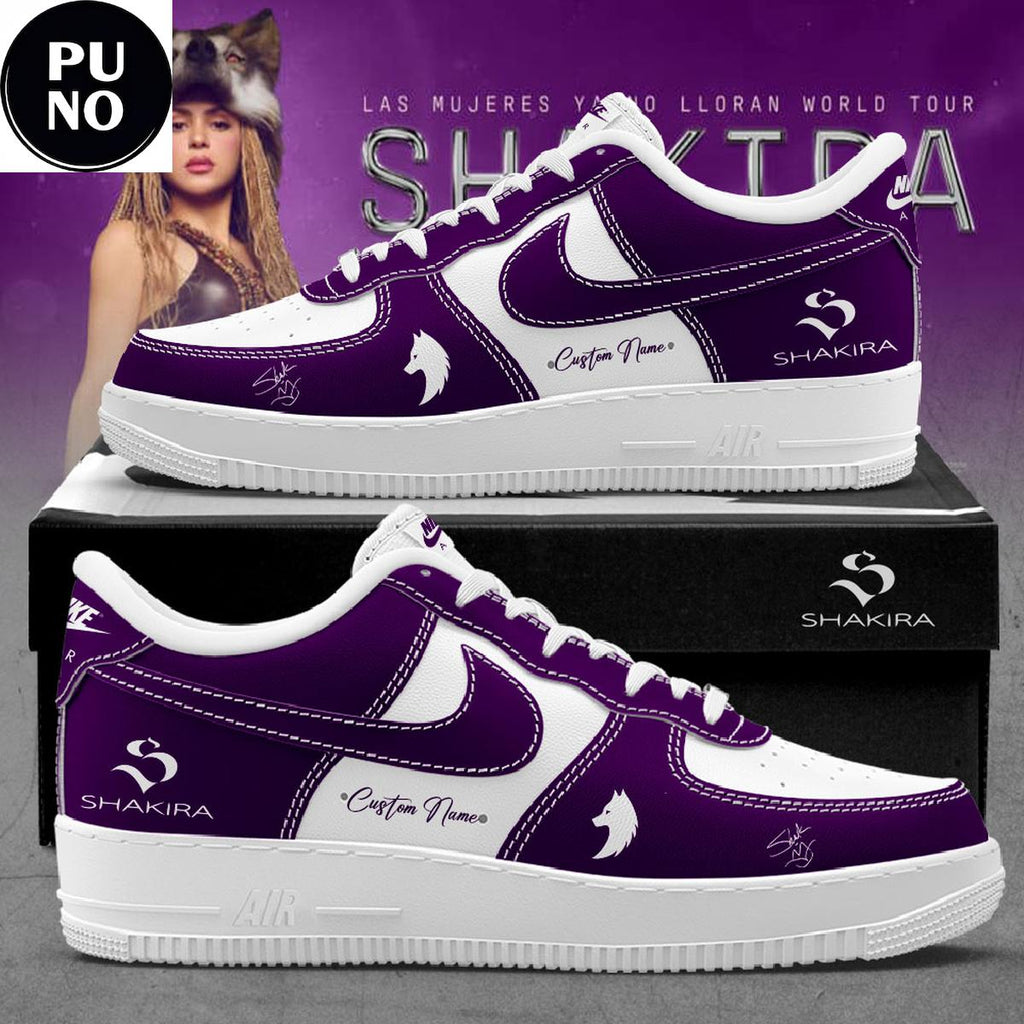 Shakira Las Mujeres Ya No Lloran World Tour 2026 Custom Name Air Force 1 Shoes