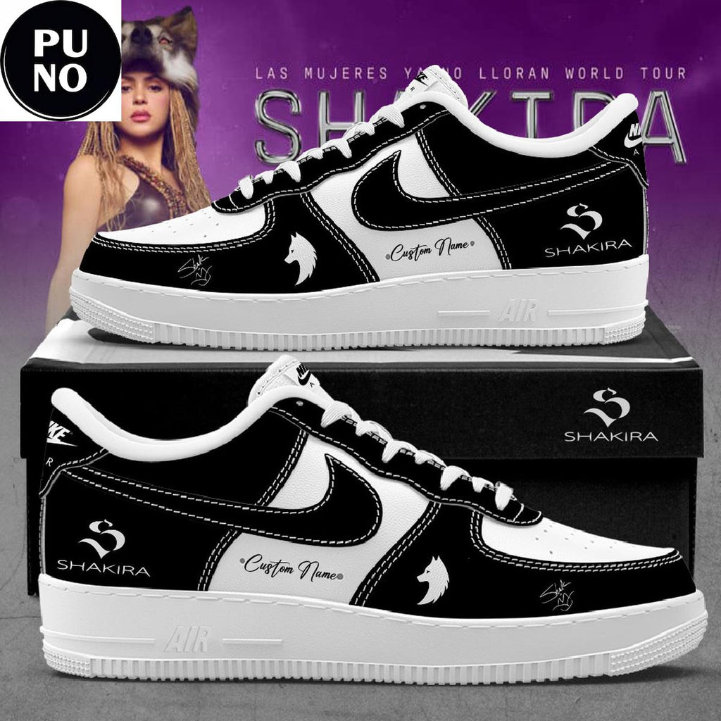 Shakira Las Mujeres Ya No Lloran World Tour 2026 Custom Name Air Force 1 Shoes