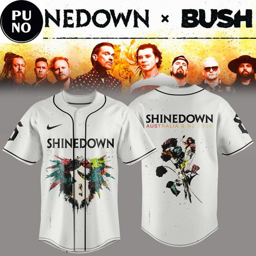 Shinedown Australia & NZ Tour 2026 Baseball Jersey