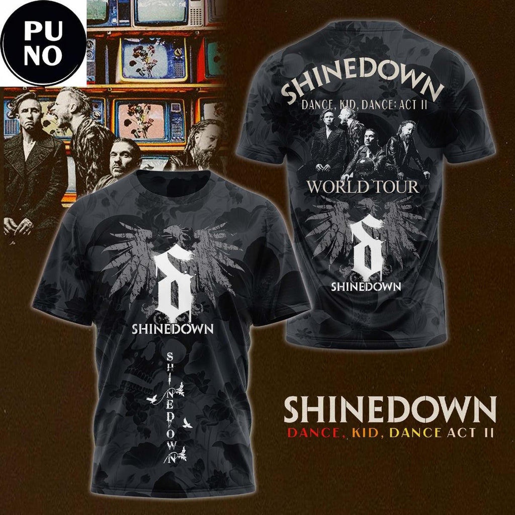 Shinedown Dance, Kid, Dance Act II World Tour 2026 Hoodie T-Shirt
