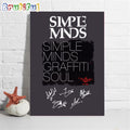 Simple Minds Graffiti Soul Wall Art Poster Canvas