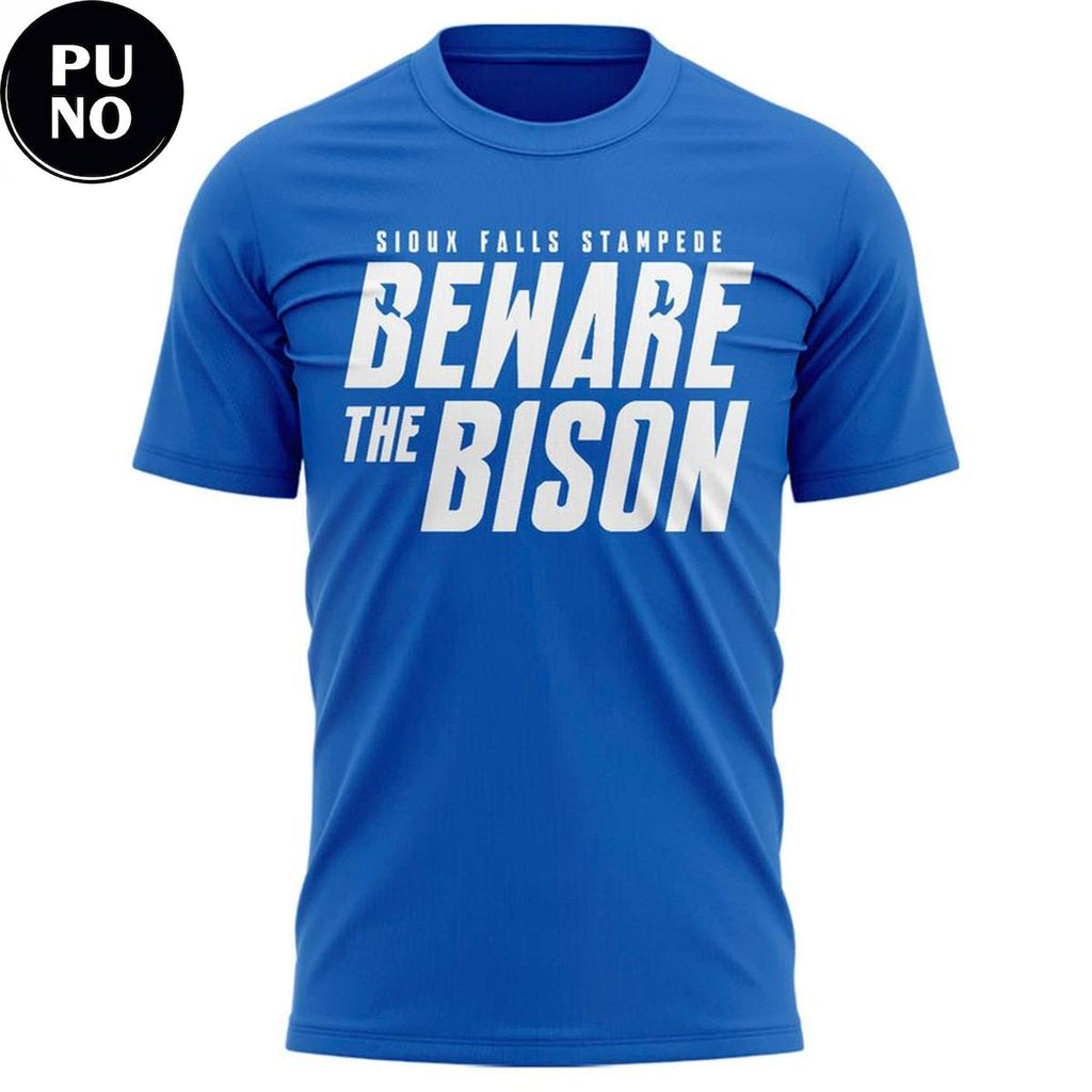Sioux Falls Stampede Clark Cup Final 2026 Beware The Bison T-Shirt