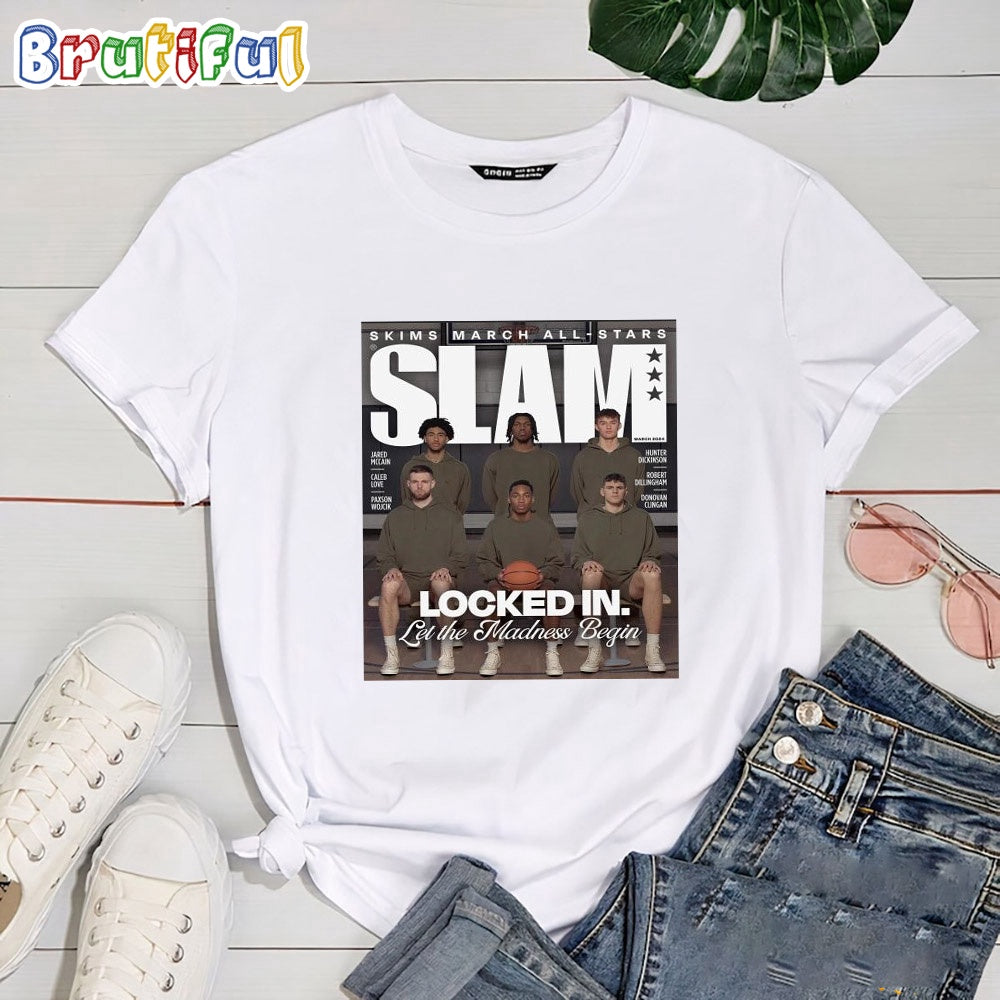 Skims March All Stars Locked In Let The Madness Begin March 2024 T Shirt