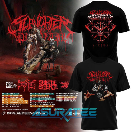 Slaughter To Prevail Viking Deathcore The Grizzly Winter Tour 2026 Shirt