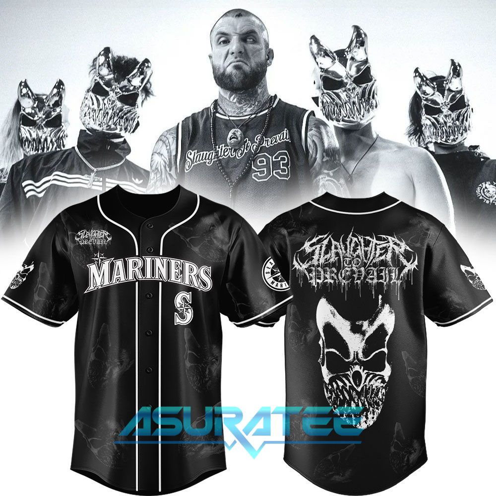Slaughter to Prevail x Seattle Mariners Limited Edition Baseball Jersey