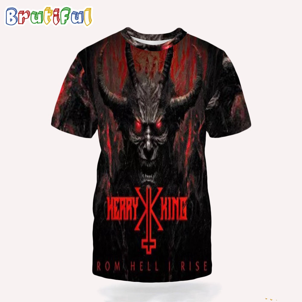 Slayer Kerry King From Hell I Rise 3D Shirt