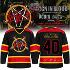 Slayer Reign in Blood 40th Anniversary Limited Edition Custom Hockey Jersey