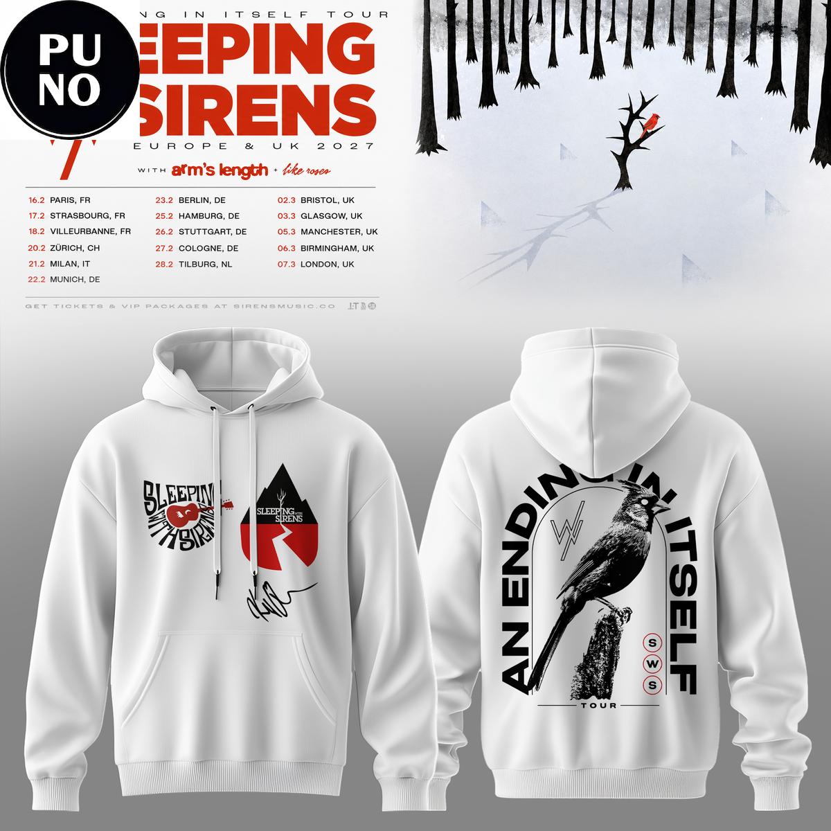Sleeping With Sirens An Ending In Itself Tour 2026 Hoodie T-Shirt
