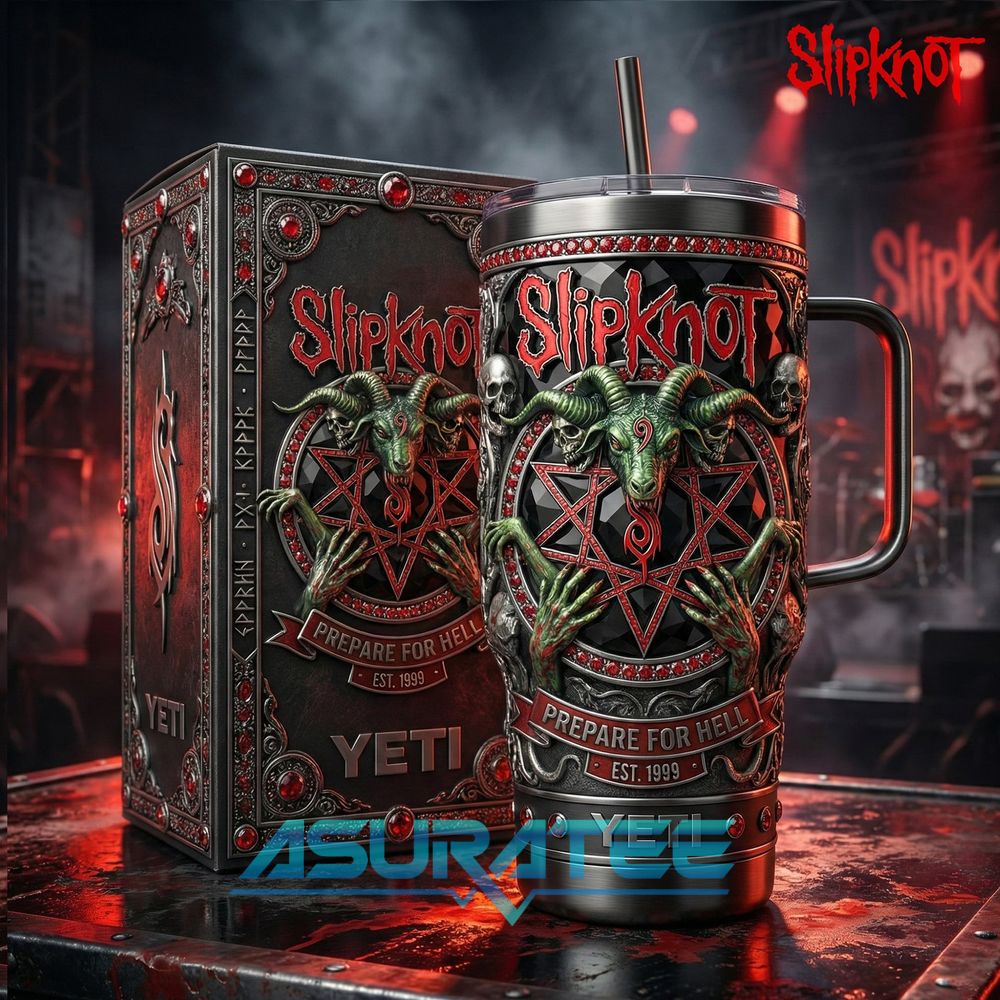 Slipknot Band Prepare For Hell 2026 YETI Tumbler