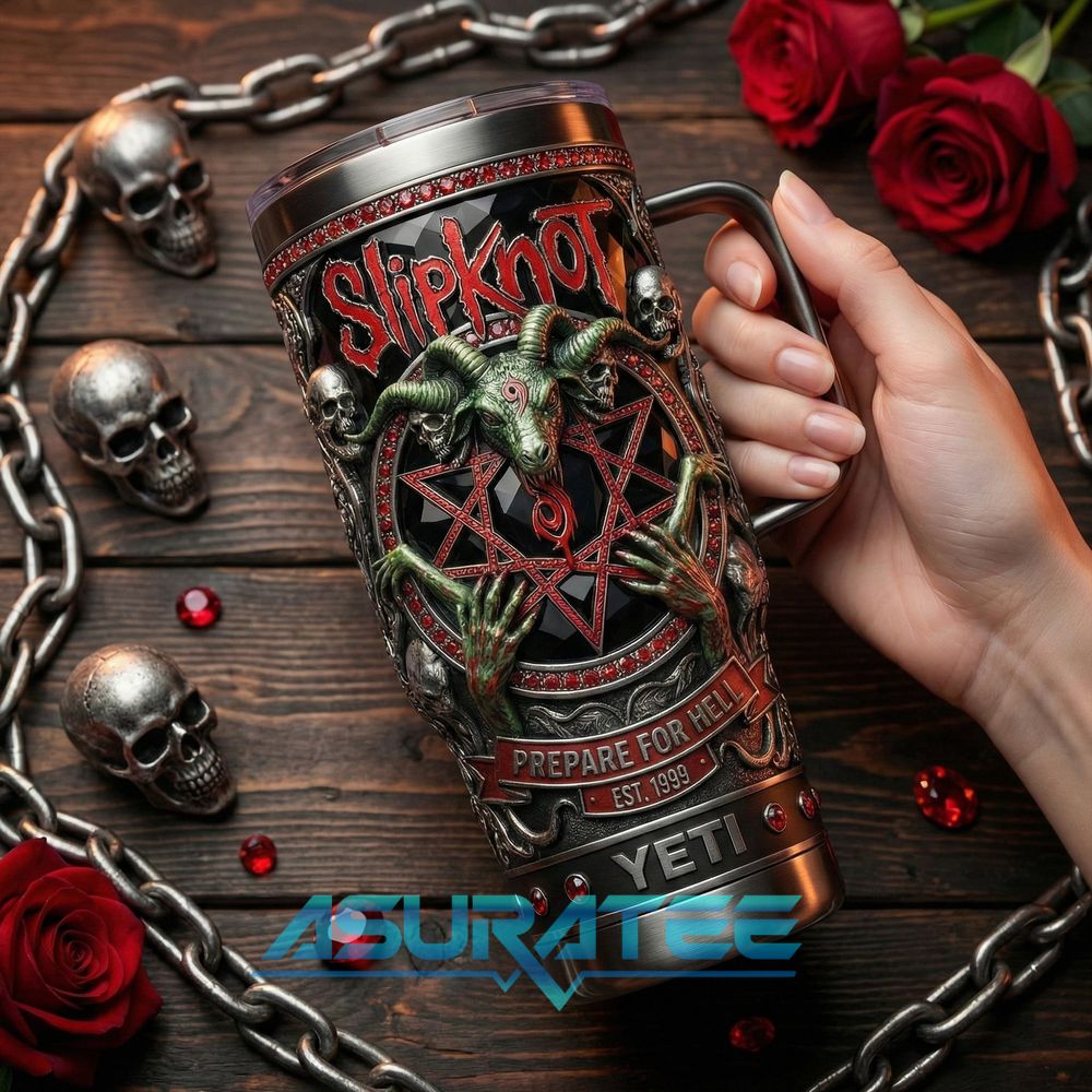 Slipknot Band Prepare For Hell 2026 YETI Tumbler