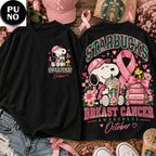 Snoopy x Starbucks 2026 Pink Ribbon Breast Cancer Awareness T-Shirt