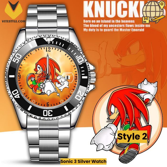 Sonic 3 Silver Watch
