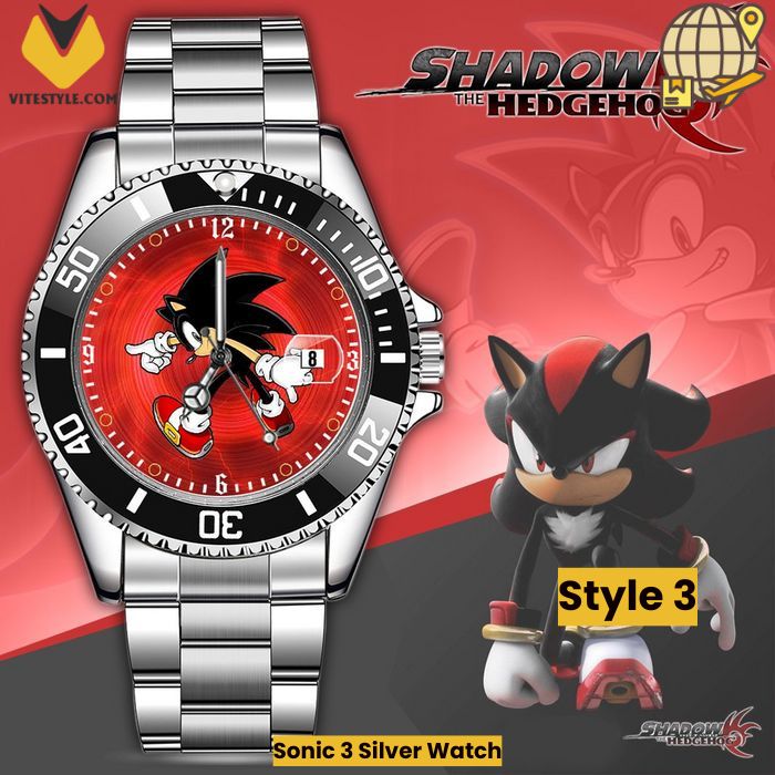 Sonic 3 Silver Watch