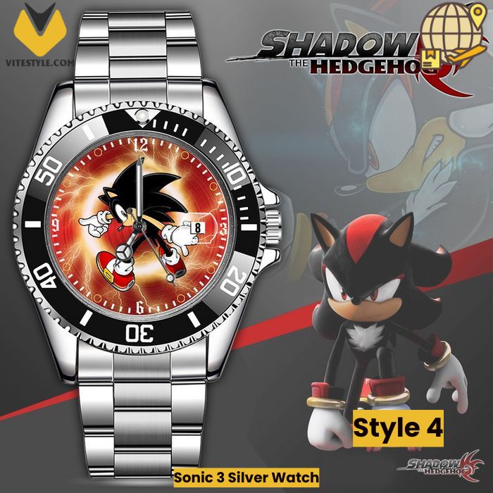 Sonic 3 Silver Watch