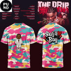 Soulja Boy The Drip Tour 2026 Camo Hoodie T-Shirt