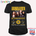 Soundgarden 40th Anniversary Thank You For The Memories Signature T Shirt