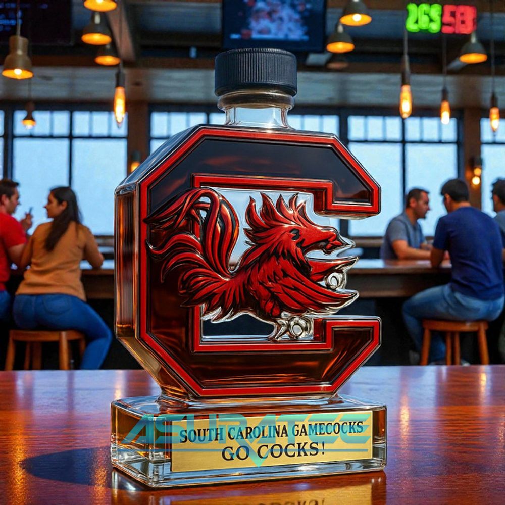South Carolina Gamecocks Limited Edition Whiskey Bottle