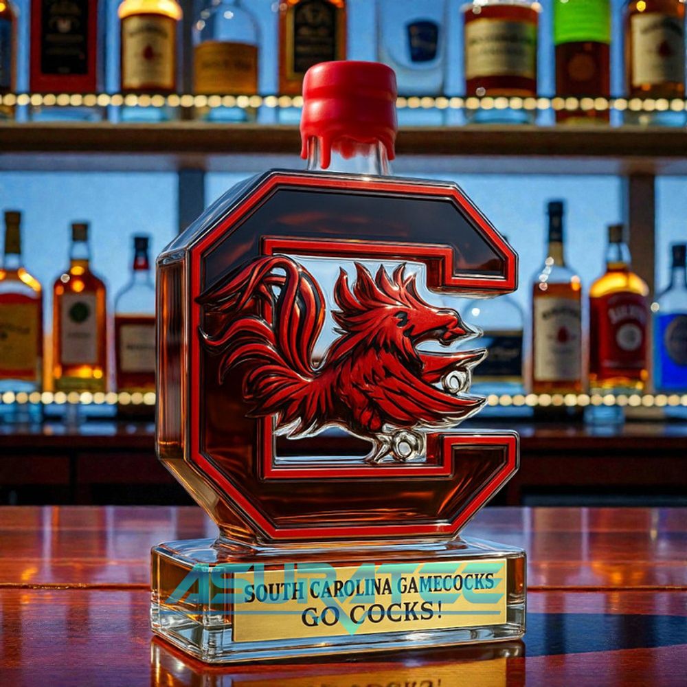 South Carolina Gamecocks Limited Edition Whiskey Bottle
