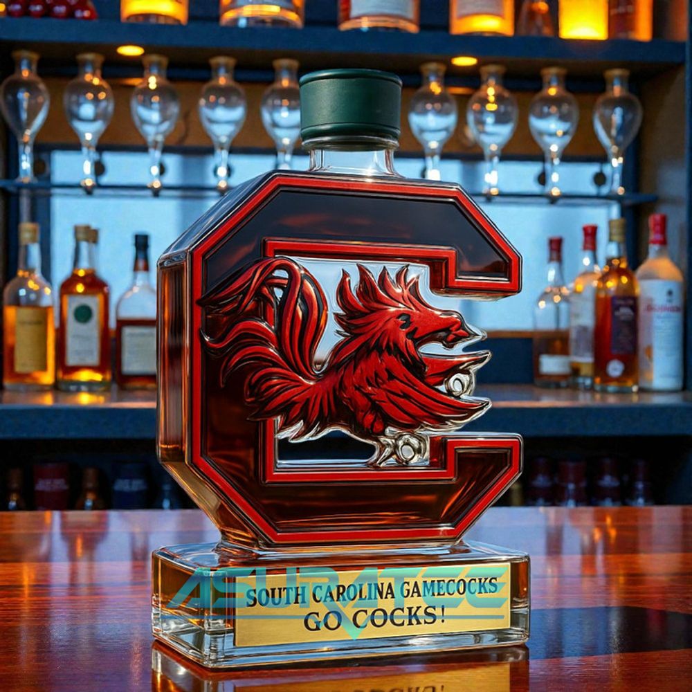 South Carolina Gamecocks Limited Edition Whiskey Bottle