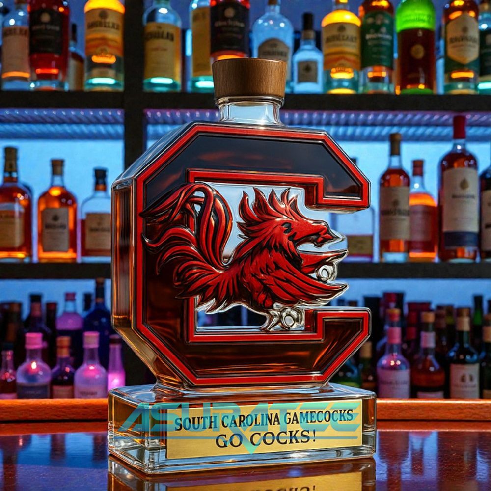 South Carolina Gamecocks Limited Edition Whiskey Bottle