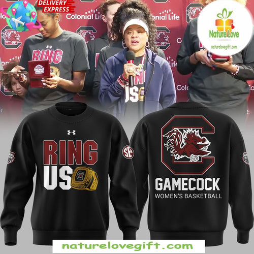 South Carolina Gamecocks Champions Sweatshirt NCAA Ring Winner