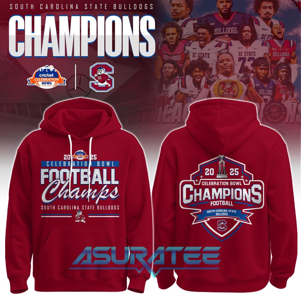 South Carolina State Football Champions Red Limited Edition Hoodie Set