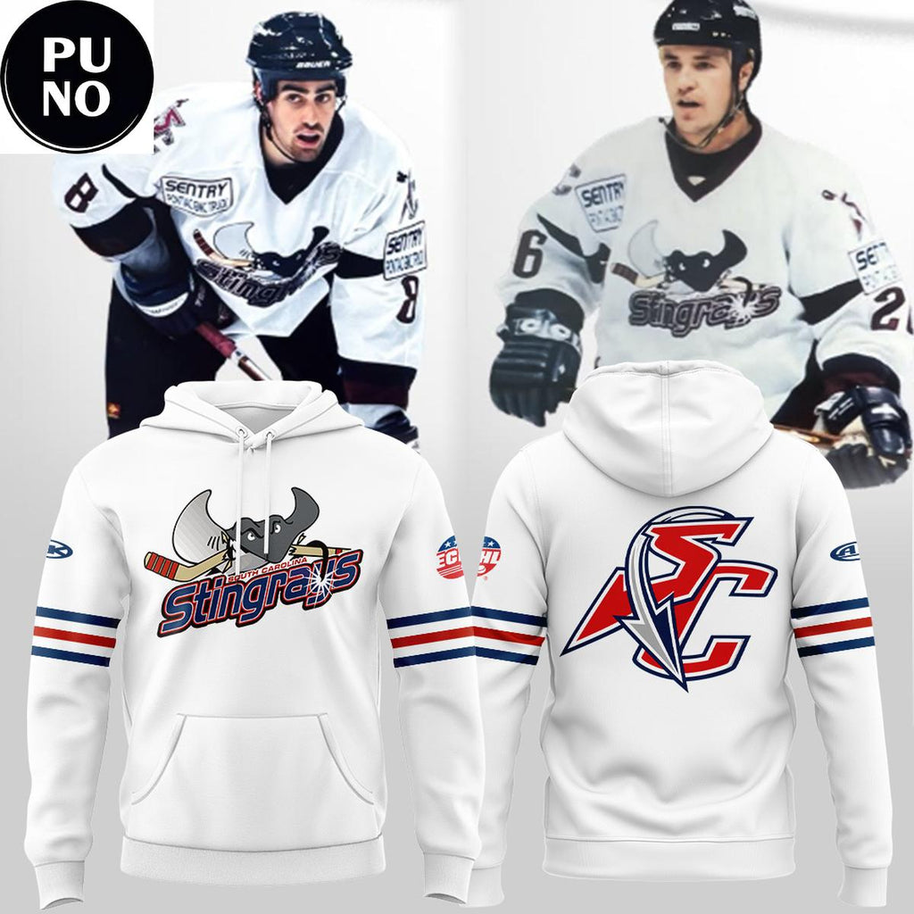 South Carolina Stingrays 2026 Throw back Retro Night Hoodie T-Shirt