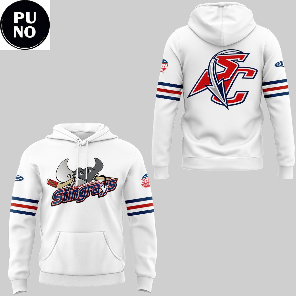 South Carolina Stingrays 2026 Throw back Retro Night Hoodie T-Shirt