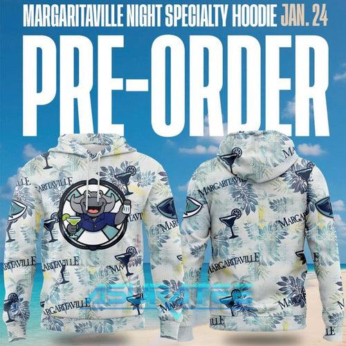 South Carolina Stingrays x Margaritaville Night Hoodie, Cap 2025