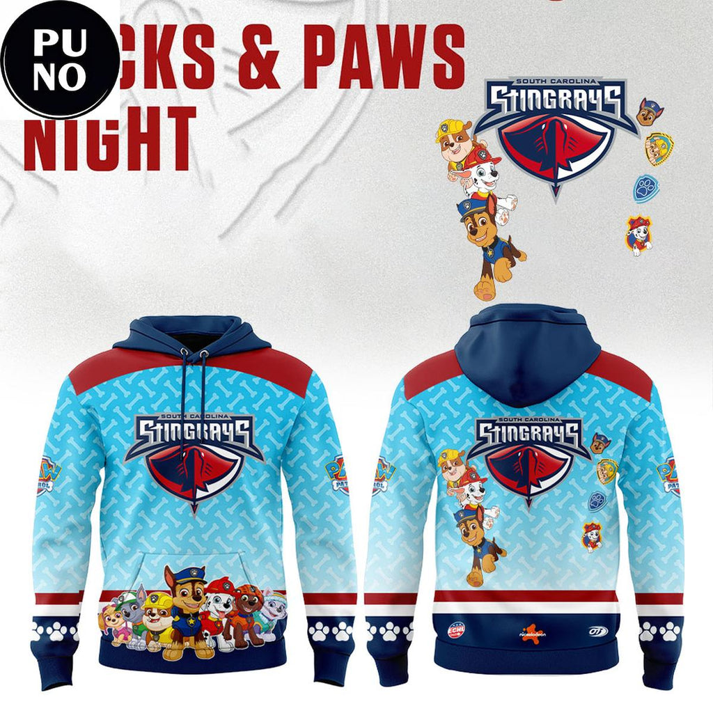 South Carolina Stingrays x Paw Patrol Day 2026 Hoodie T-Shirt