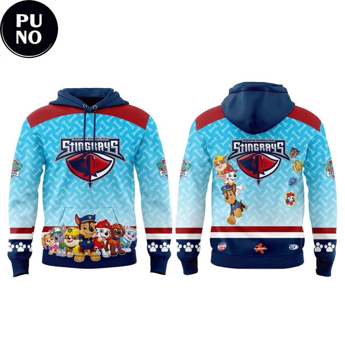 South Carolina Stingrays x Paw Patrol Day 2026 Hoodie T-Shirt