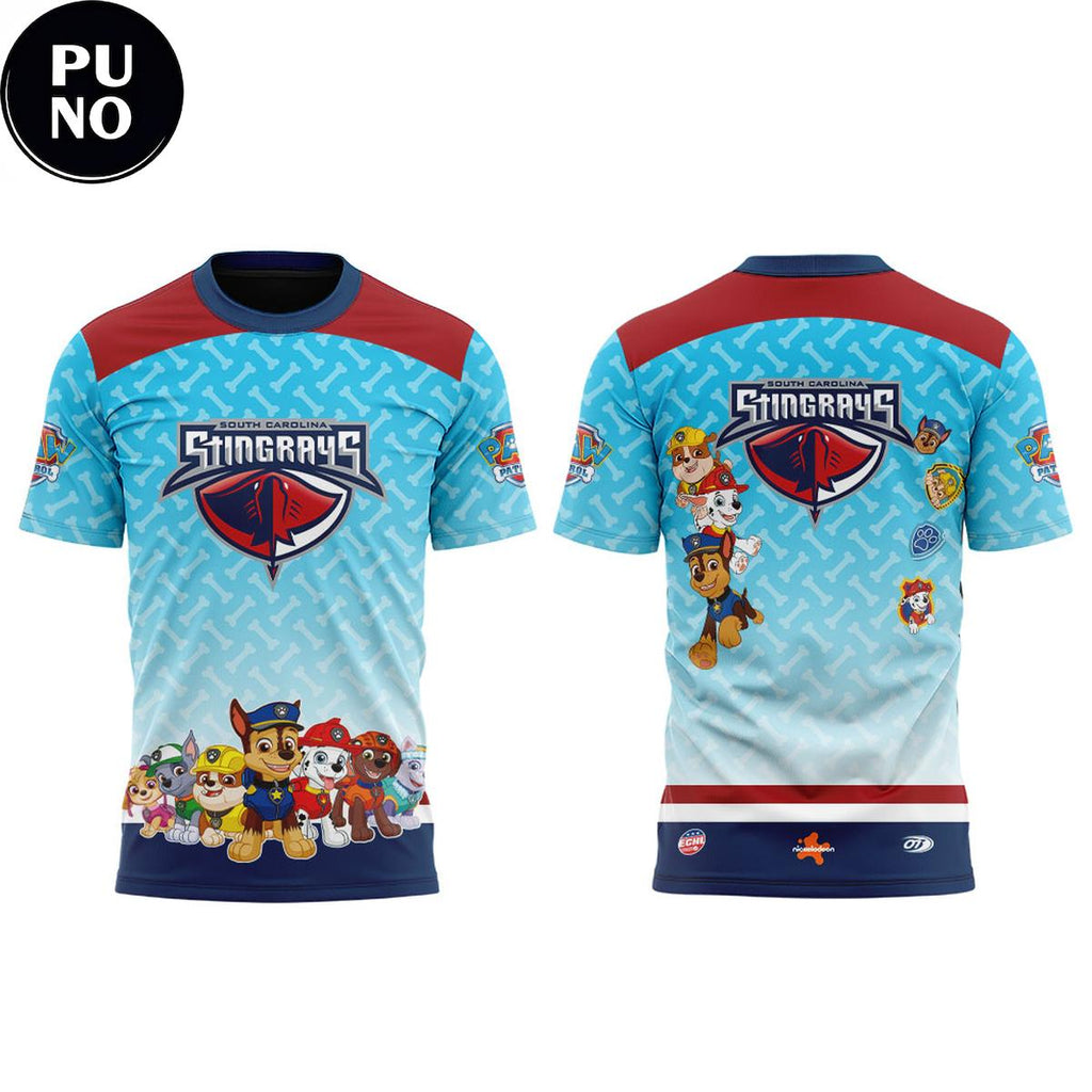 South Carolina Stingrays x Paw Patrol Day 2026 Hoodie T-Shirt