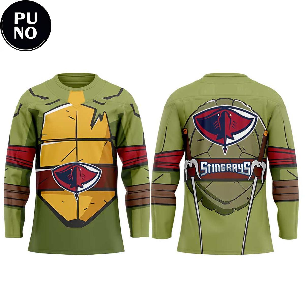 South Carolina Stingrays x Tales Of The Teenage Mutant Ninja Turtles Night 2026 Hockey Jersey