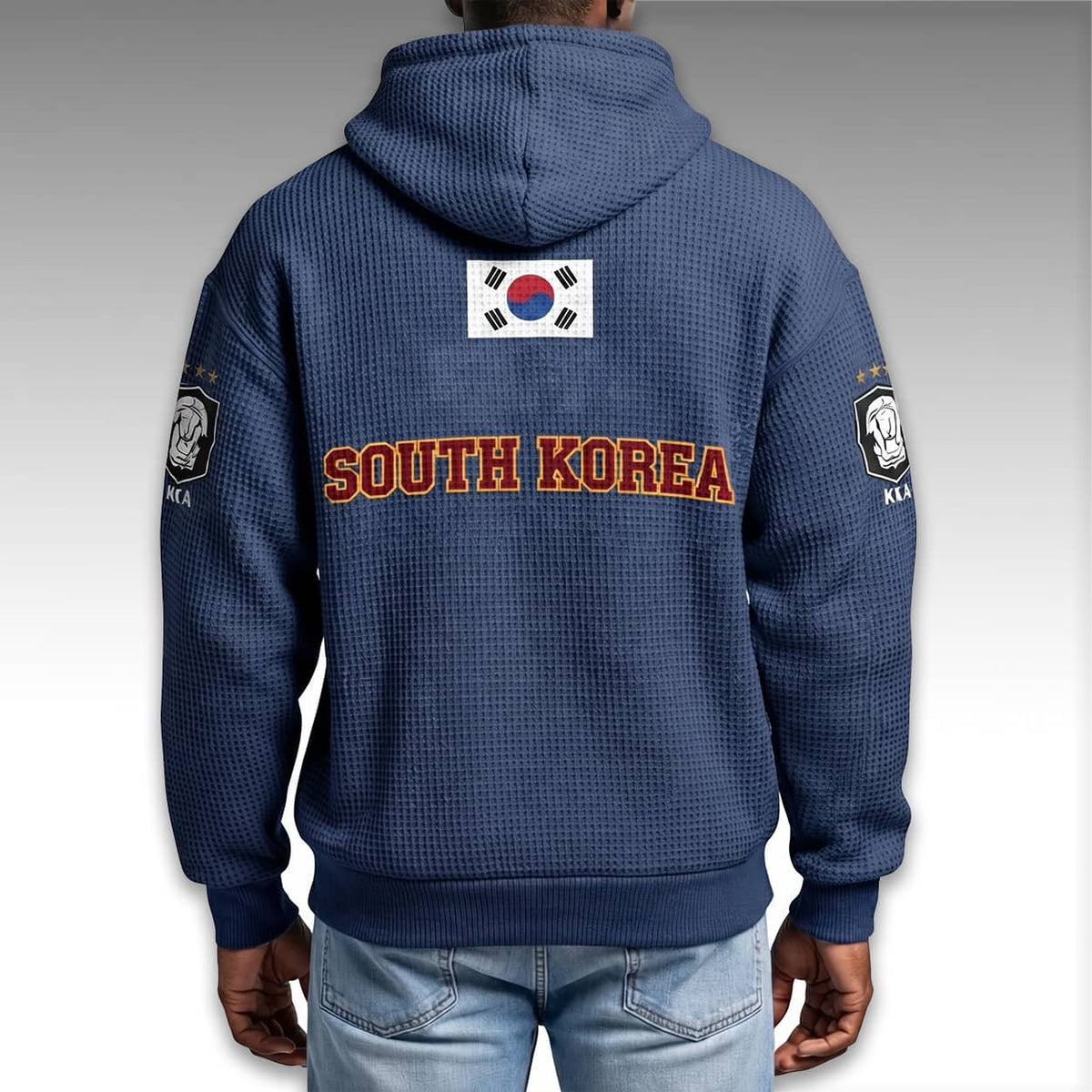 South Korea World Cup 2026 Waffle Quarter Zip Hoodie