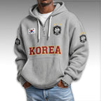 South Korea World Cup 2026 Waffle Quarter Zip Hoodie