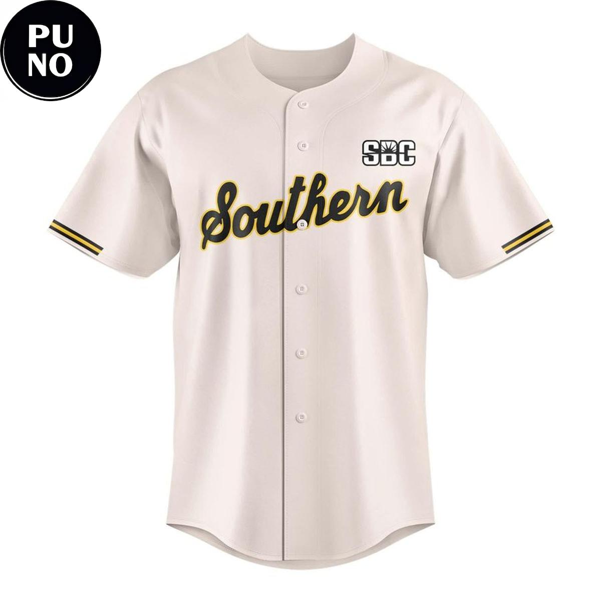 Southern Miss Golden Eagles Baseball 2026 Throwback Uniform Personalized Baseball Jersey
