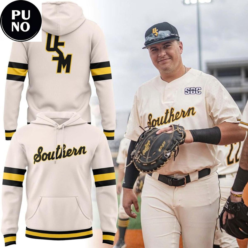 Southern Miss Golden Eagles Baseball Throwback Uniform 2026 Hoodie T-Shirt