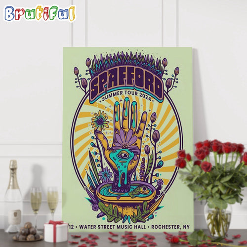 Spafford Summer Tour 2024 Rochester NY T Shirt Wall Art Poster Canvas