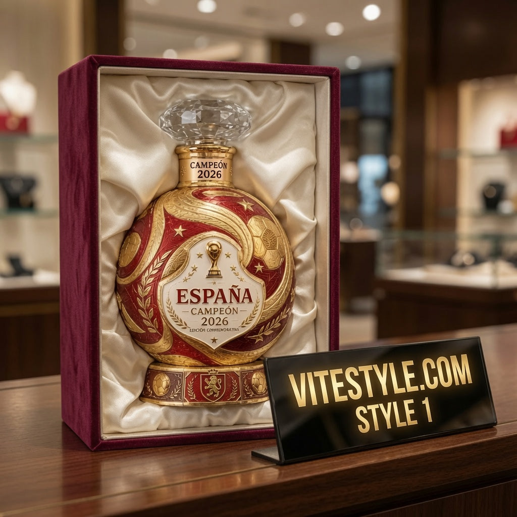Spain Champion World Cup 2026 Whiskey Bottle