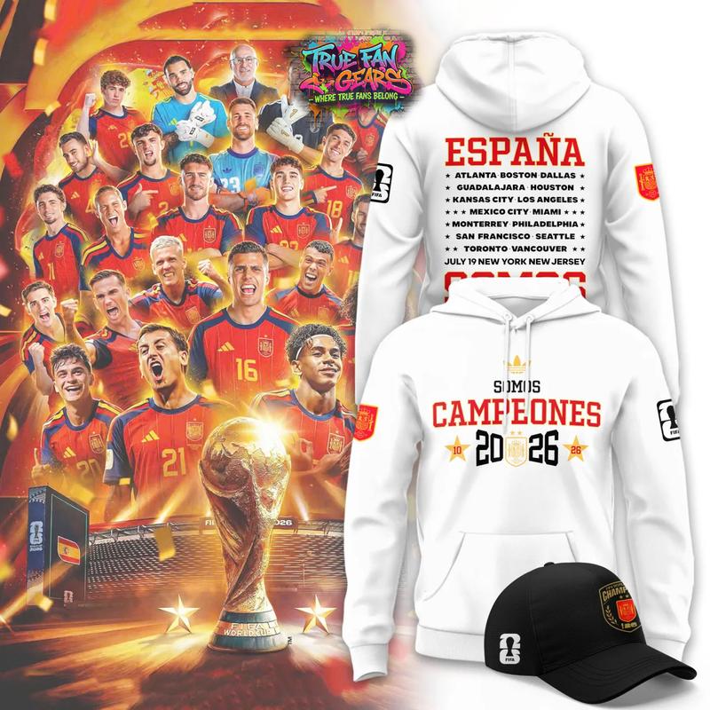 Spain Champions World Cup 2026 Limited Edition Hoodie