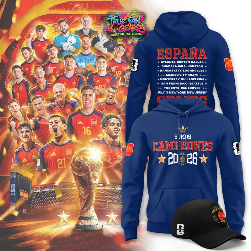 Spain Champions World Cup 2026 Limited Edition Hoodie