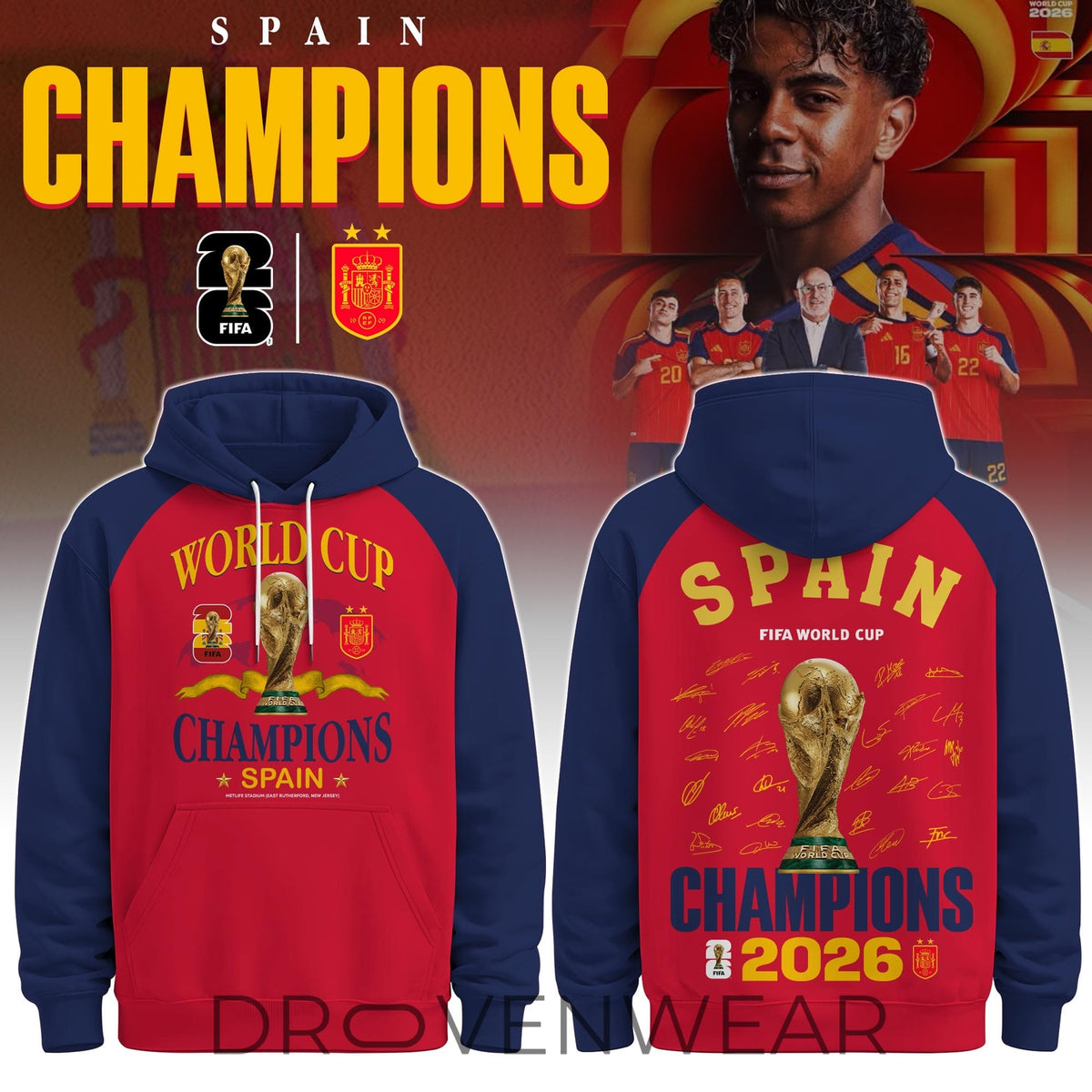 Spain FIFA World Cup Champions 2026 Special Hoodie