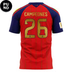 Spain National Soccer FIFA World Cup 2026 Champions T-Shirt