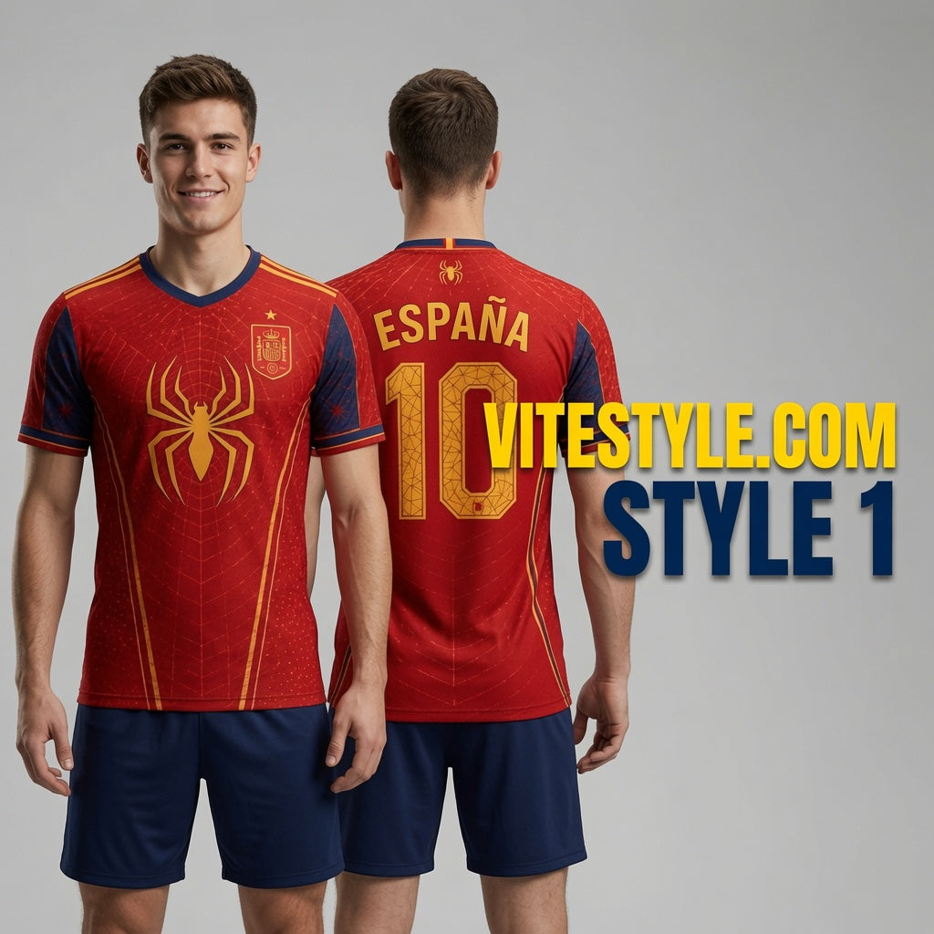 Spain Spider-Man Soccer Jersey