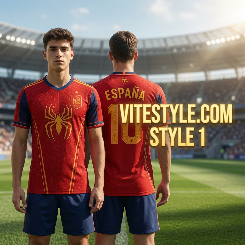 Spain Spider-Man Soccer Jersey