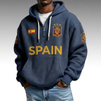 Spain World Cup 2026 Waffle Quarter Zip Hoodie