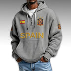 Spain World Cup 2026 Waffle Quarter Zip Hoodie