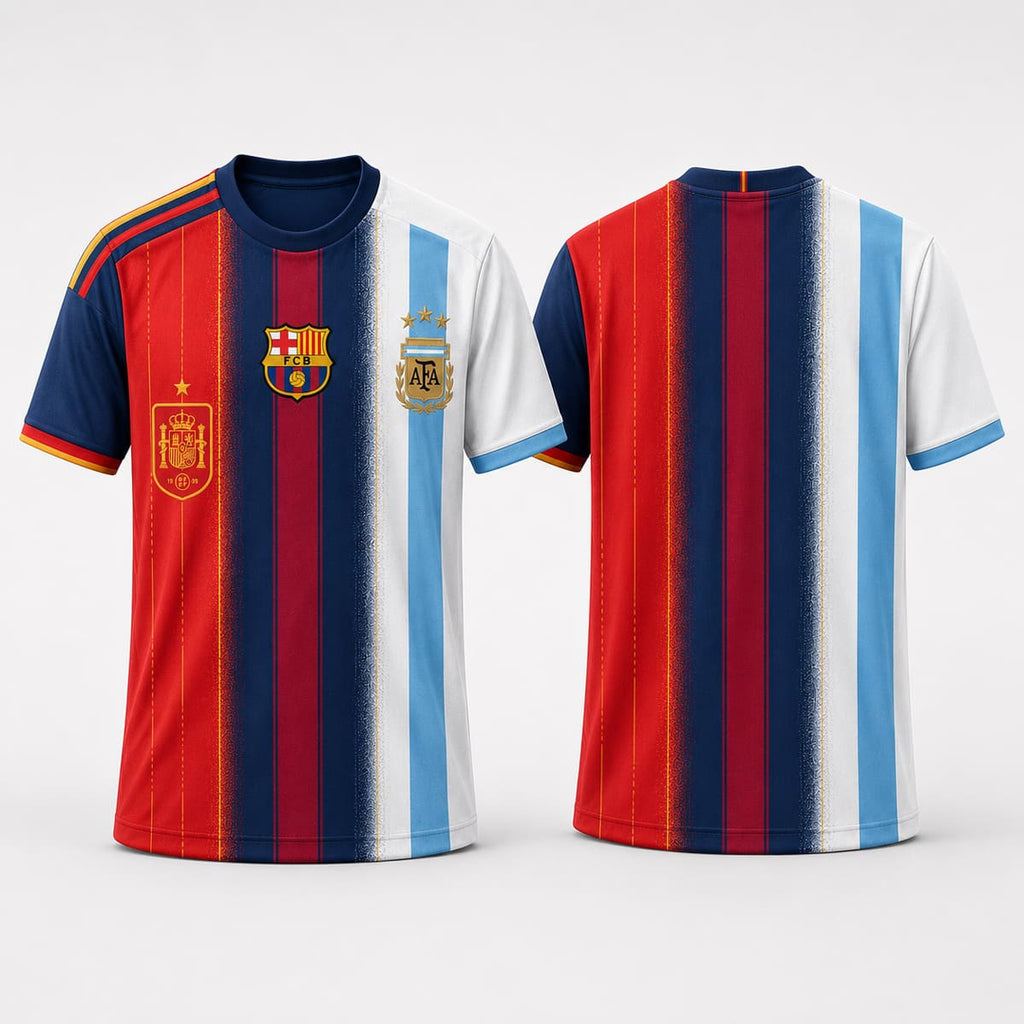 Spain x Barcelona x Argentina 2026 World Cup Shirt