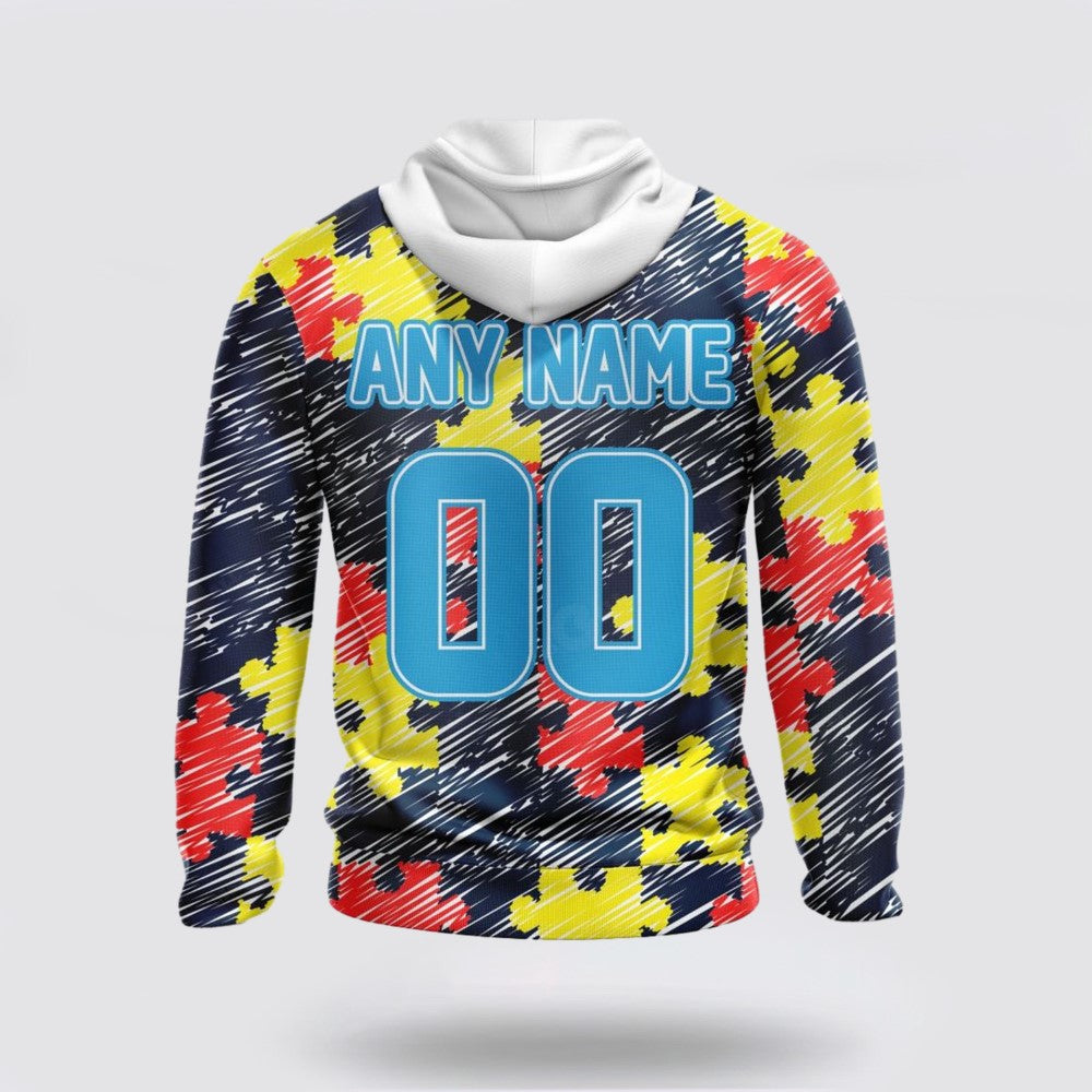 NFL Autism Hoodie Houston Texans Special Autism Awareness Design All Over Print 3D Hoodie