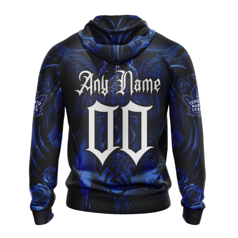 Personalized NHL Toronto Maple Leafs Hoodie Special Design With Skull Art All Over Print 3D Hoodie Unisex Tshirt Hoodie